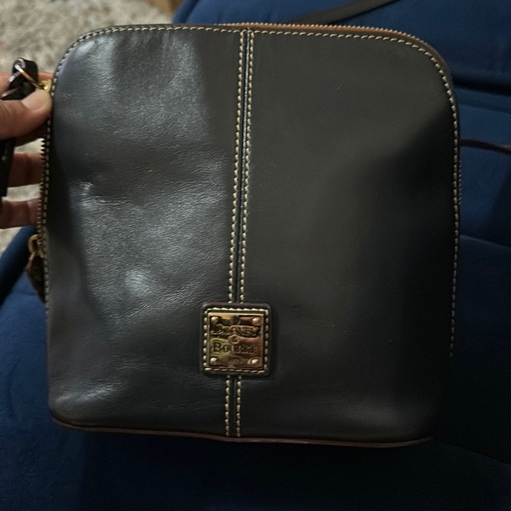 Dooney & Bourke Black Leather Crossbody Bag